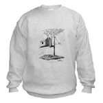 Old Country Waterpump and Shed Pen and Ink Sweatshirt by NANCE